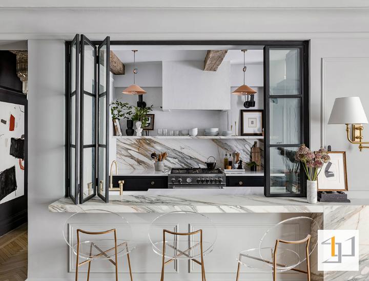 thiết kế nội thất nhà phố tân cổ điển