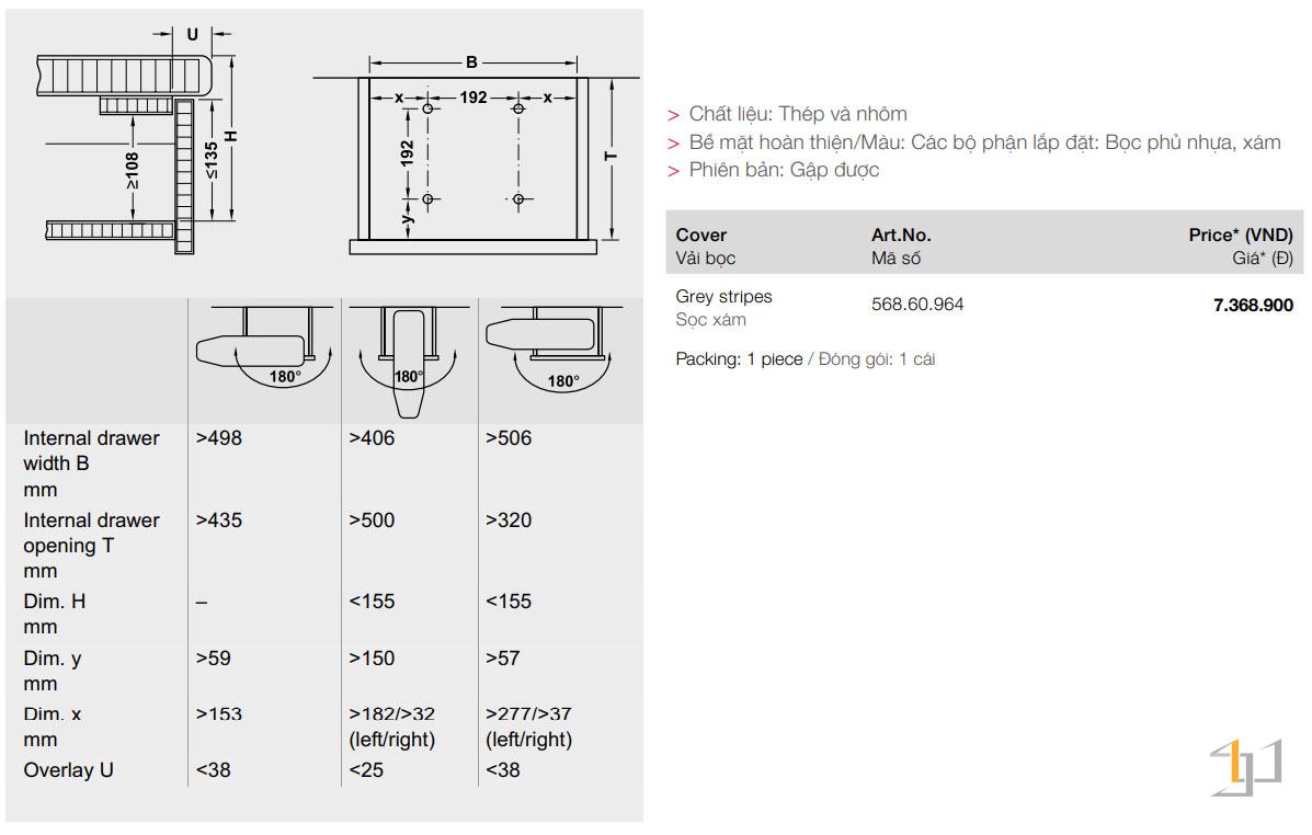 Chi tiết phụ kiện tủ áo thông minh cầu là âm tủ
