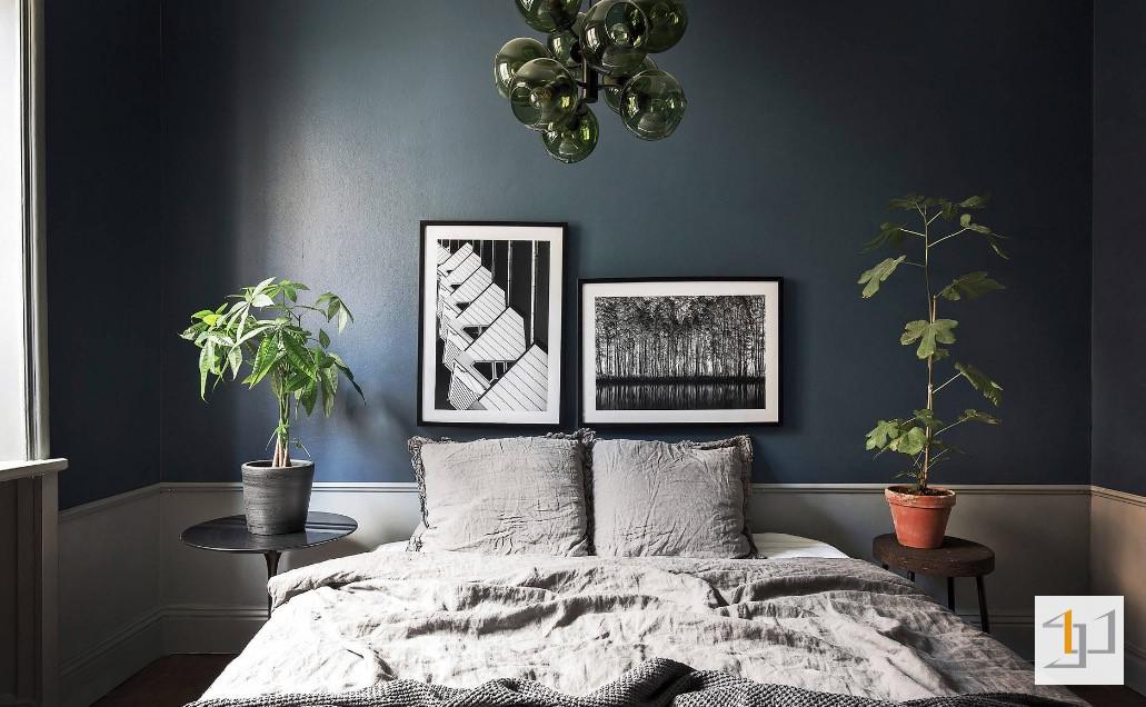 Giường ngủ phong cách nội thất Japandi sử dụng ánh sáng tự nhiên