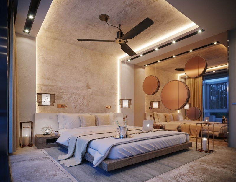 20 Mẫu thiết kế nội thất phòng ngủ biệt thự đẹp sang trọng 2021 