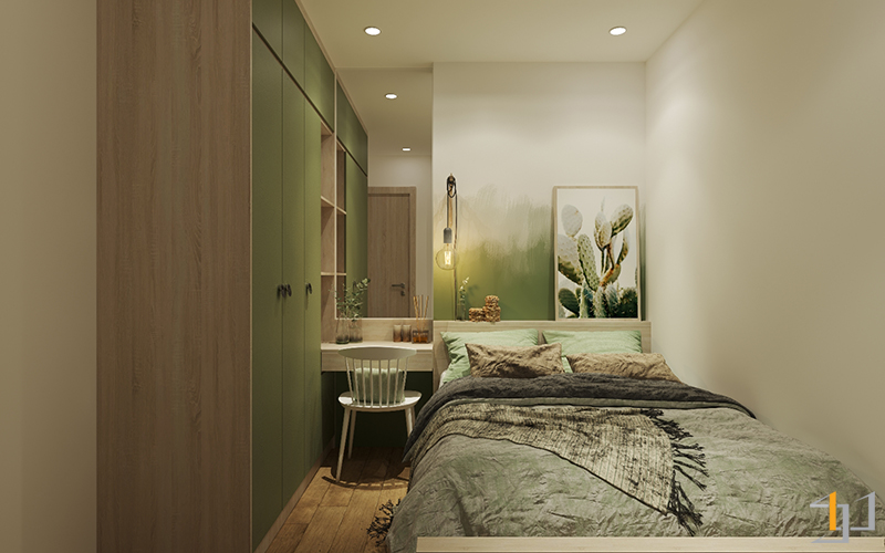Thiết Kế Nội Thất Chung Cư Vinhome 2 Phòng Ngủ 10