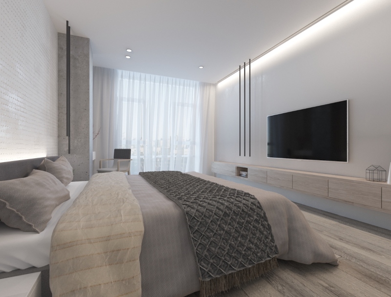 Góc nhìn từ phòng ngủ ra cửa sổ