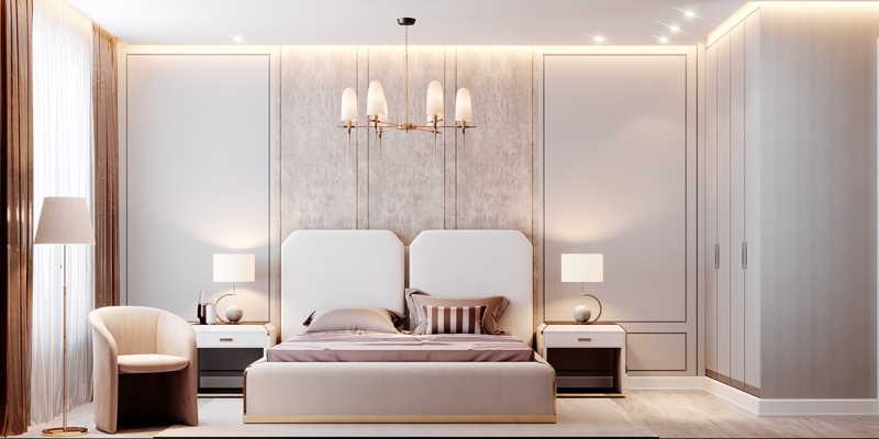 Phòng ngủ phụ hiện đại và thời trang
