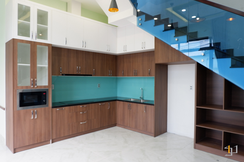 Thiết kế tủ bếp nhà phố