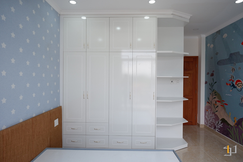 Hoàn thiện thi công nội thất kệ trang trí