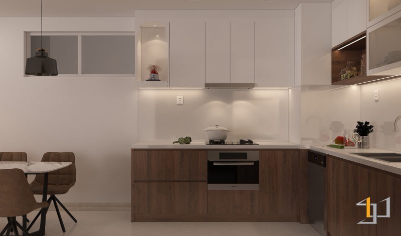 Bố trí nội thất phòng bếp đẹp