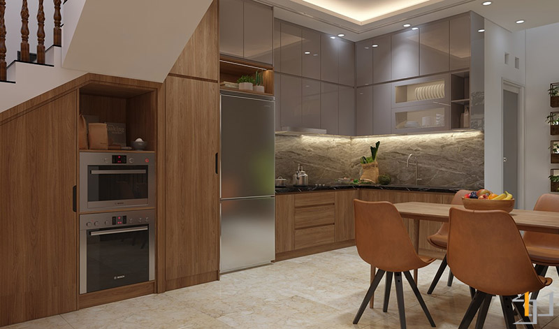 Thiết kế nội thất tủ thiết bị bếp