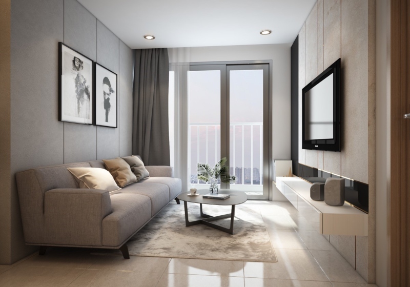 Thiết kế nội thất nhà nhỏ phong cách đương đại