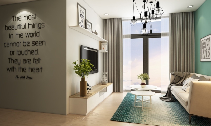 Ánh sáng trong thiết kế nội thất nhà nhỏ