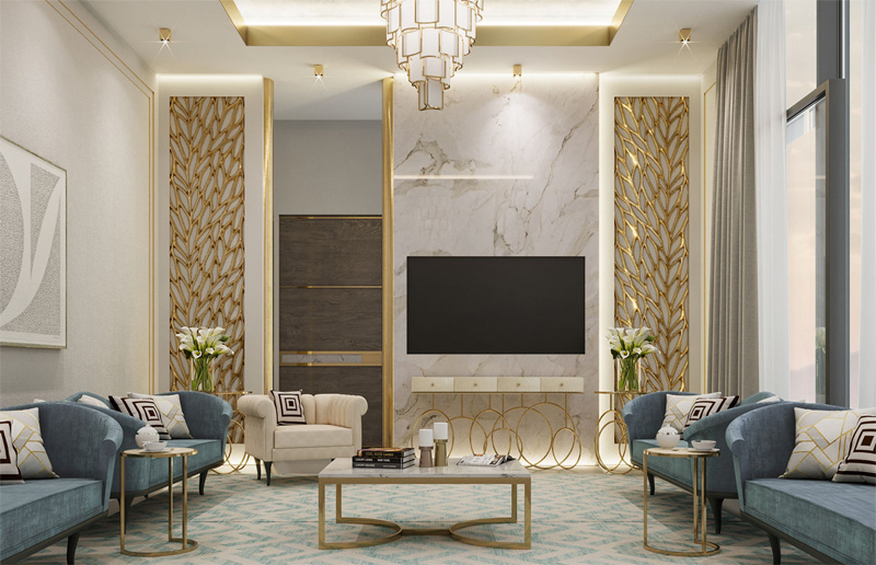 Phong cách nội thất Luxury ra đời từ cuối thế kỷ 18 và ngày càng được hoàn thiện