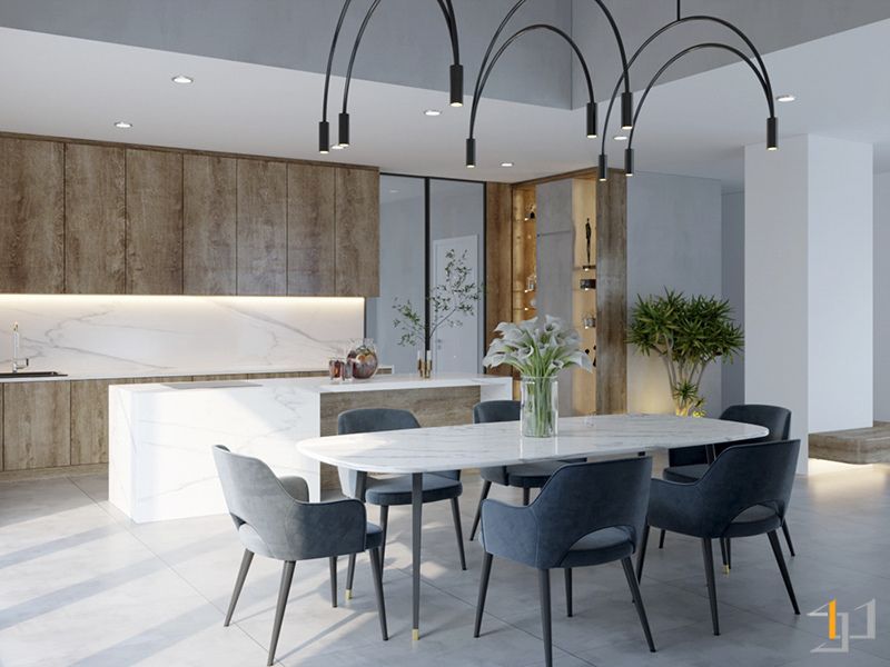 Căn Hộ Penthouse Hockchuan 2PN Modern