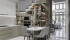 Nội thất phòng bếp biệt thự phố 2 tầng Contemporary