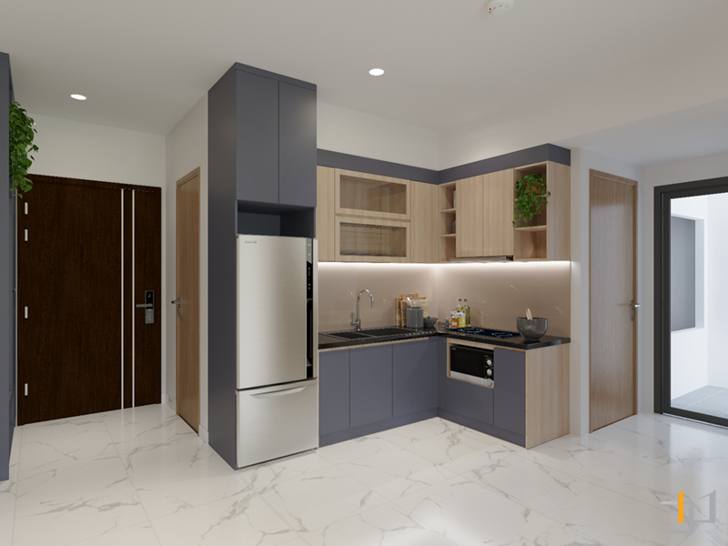 Tủ bếp tiện nghi do S-housing thiết kế