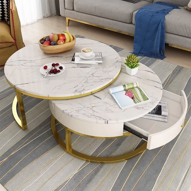 Bàn sofa mặt kính đẹp