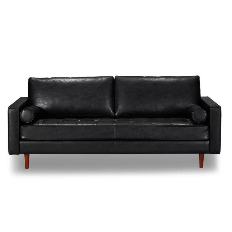 Mẫu thiết kế sofa băng bọc da công nghiệp hiện đại