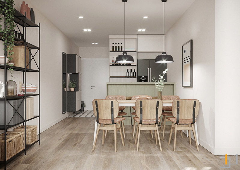 Nội thất phong cách ắc âu đẹp, gọn