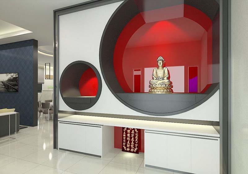 Thiết kế độc đáo cho bàn thờ