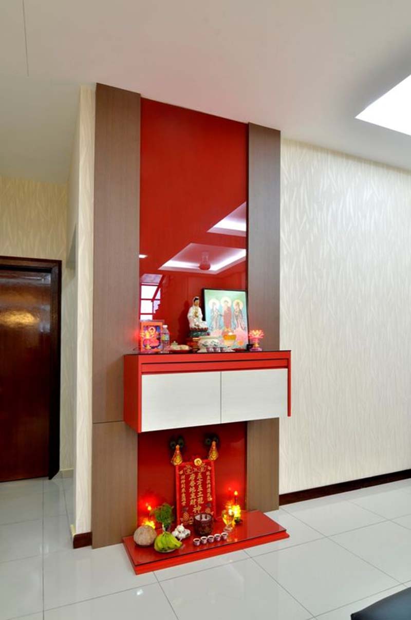 Bàn thờ hai tầng được nhiều gia chủ yêu thích nhất hiện nay