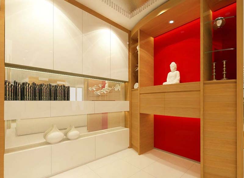 Mẫu bàn và tủ thờ trang nghiêm