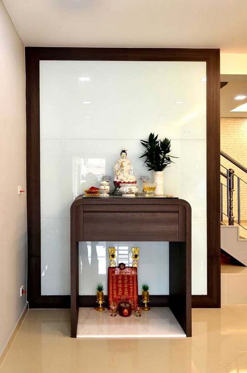 Các số đo kỹ thuật chuẩn cho bàn thờ ông địa