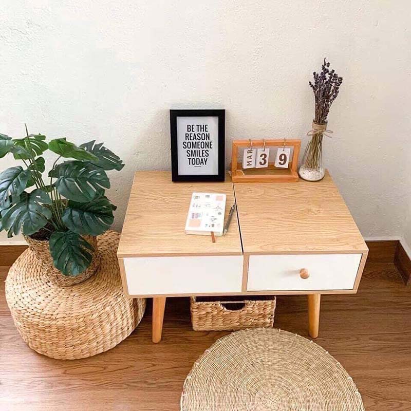 Mẫu bàn phấn giúp tiết kiệm diện tích