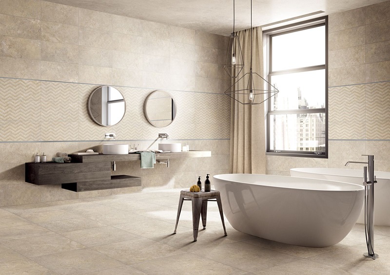 Nội thất khu vực vệ sinh trong thiết kế chung cư 60m2