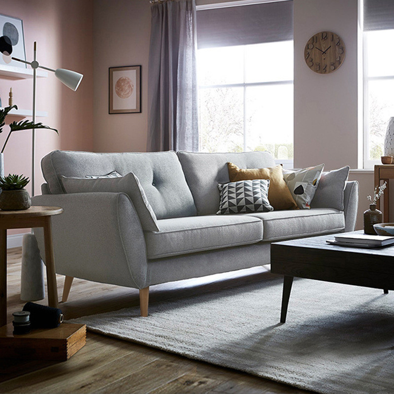 Những bộ sofa xám mang đến sự hài hòa cho không gian nội thất Bắc Âu