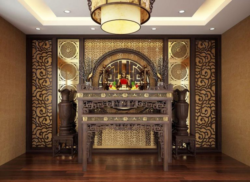 Mẫu phòng thờ Tân cổ điển 3