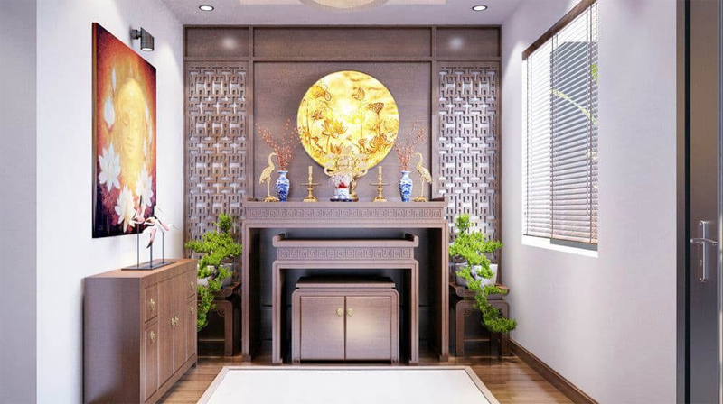 Mẫu phòng thờ Tân cổ điển 7
