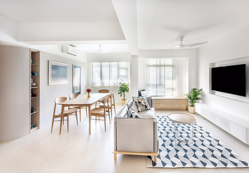 Thiết kế nội thất căn hộ chung cư 45m2 theo phong cách Minimalism không cần nhiều đồ nhưng vẫn đẹp tinh tế