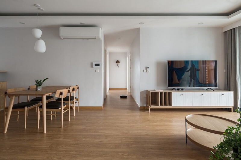 Mẫu thiết kế nội thất căn hộ 45m2 phong cách Tối giản - Minimalist