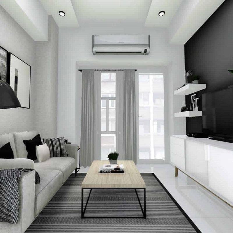 Các đồ nội thất được tinh giản hết mức có thể