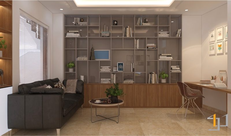 Phòng làm việc tiện nghi