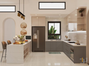 Thi công phòng bếp nhà phố Daknong