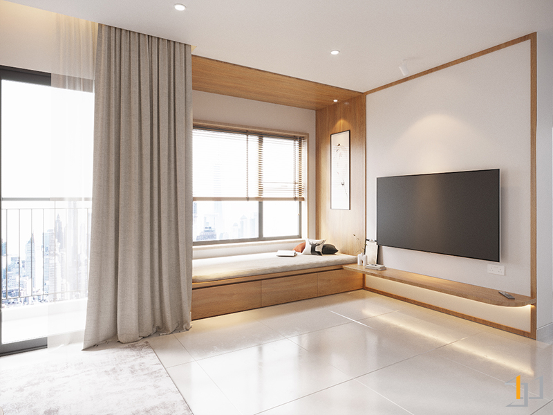 Dự án thiết kế thi công nội thất chung cư trọn gói 1PN Vinhomes Japan S-housing