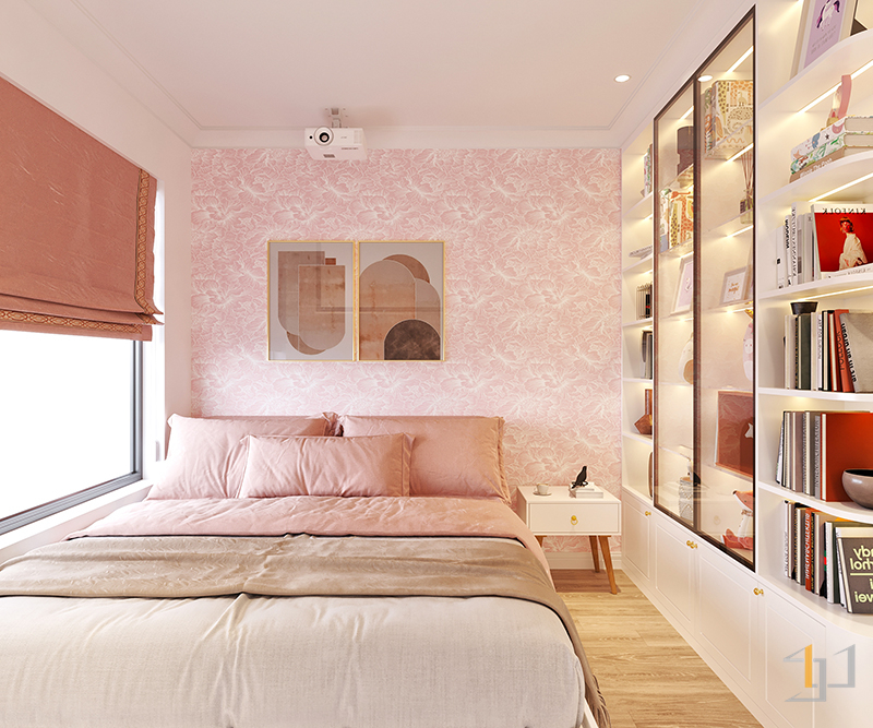 Dự án thiết kế thi công Căn hộ chung cư 2PN Vinhomes Pastel