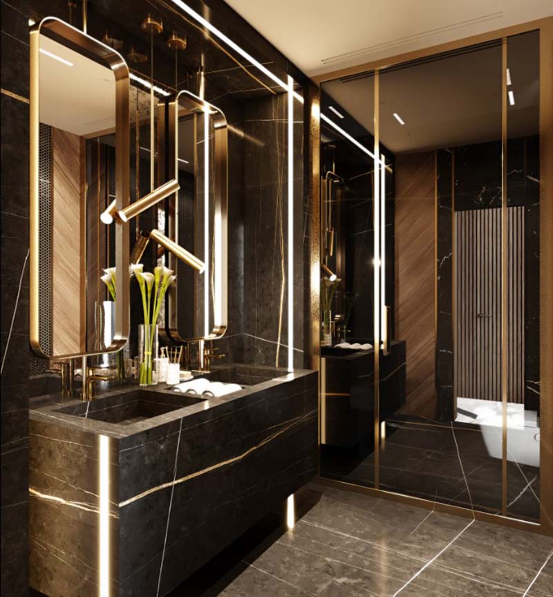 Thiết kế ánh sáng hài hòa trong phòng