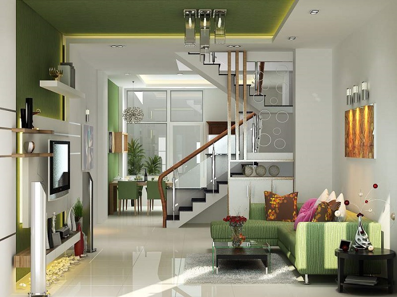 Chọn đồ nội thất tương đồng với màu sơn
