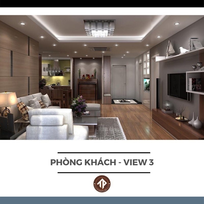 Không gian phòng khách hiện đại