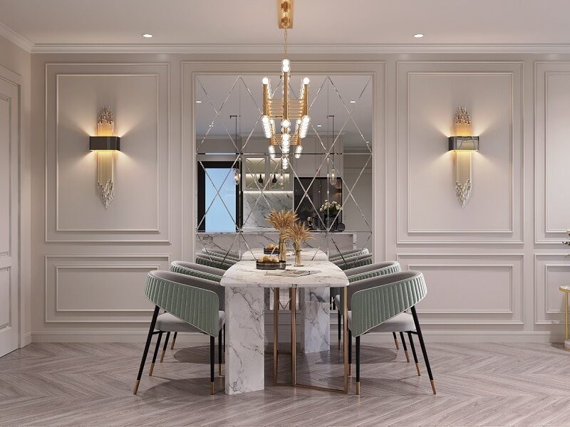 Quy tắc đối xứng trong tân cổ điển được áp dụng một cách khắt khe