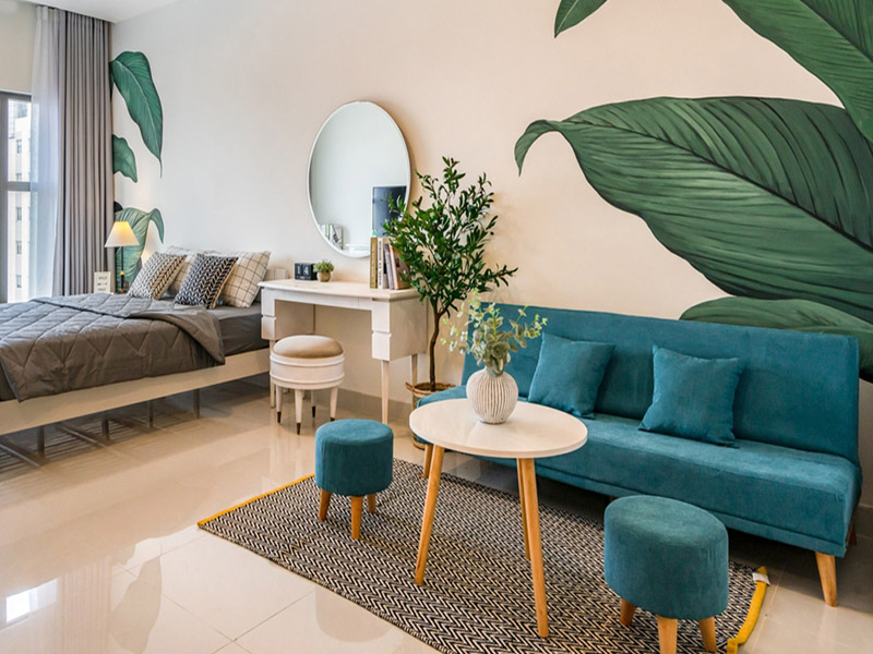 Mẫu thiết kế nội thất phong cách Tropical đẹp