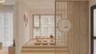 Khu vực trà đạo được thiết kế theo yêu cầu của gia chủ cho căn hô Vinhomes Central