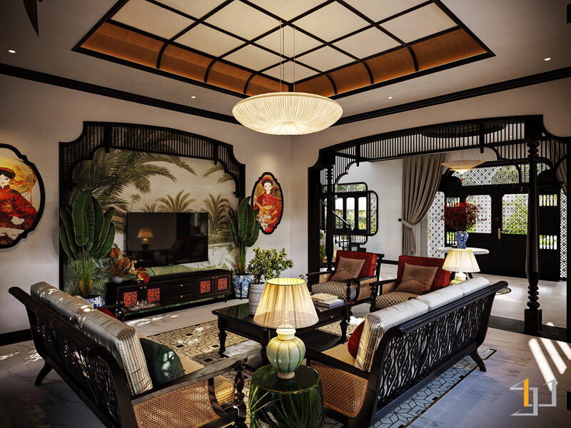 Biệt Thự Phong Cách Indochine