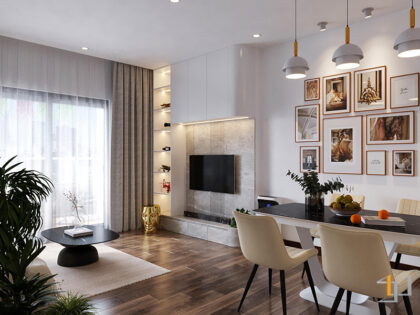 Thiết kế nội thất căn hộ Akari City Modern