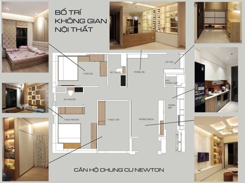 Thiết kế thi công nội thất căn hộ Newton Residence TP. HCM