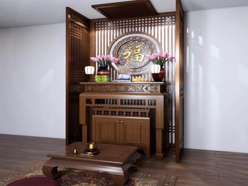 bố trí phong thờ đẹp chuẩn phong thủy