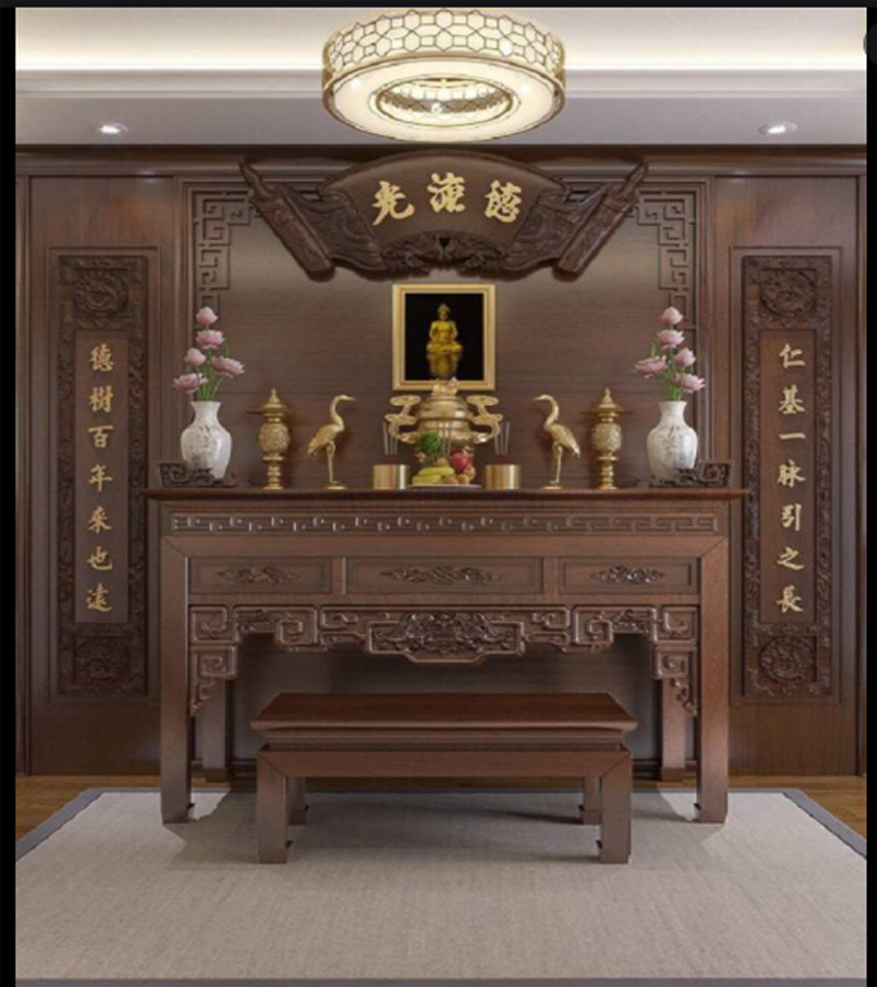 phòng thờ phong thủy giúp mang lại tài lộc