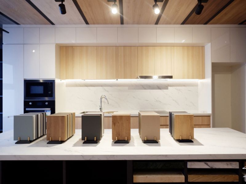 Thi công showroom nội thất S-housing Quận 9