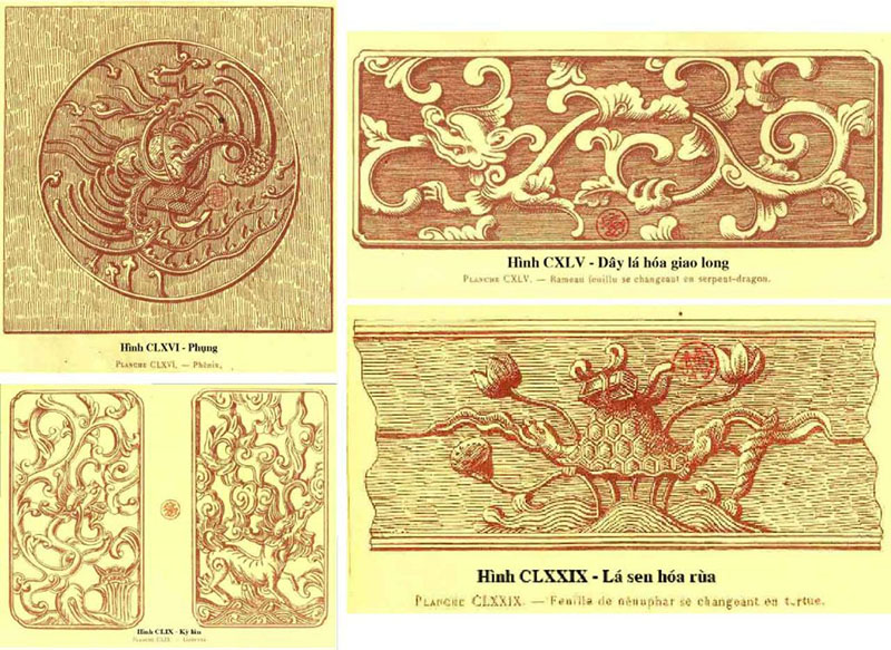 Họa tiết Tứ Linh trong phong cách nội thất indochine