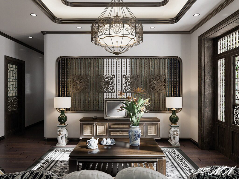 Họa tiết tứ thời trong phong cách nội thất Indochine